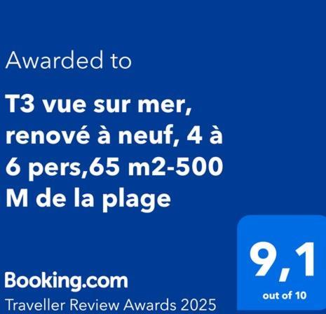 T3 Vue Sur Mer, Renove A Neuf, 4 A 6 Pers,65 M2-500 M De La Plage Argelès-sur-Mer Extérieur photo